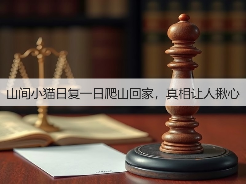 山间小猫日复一日爬山回家，真相让人揪心