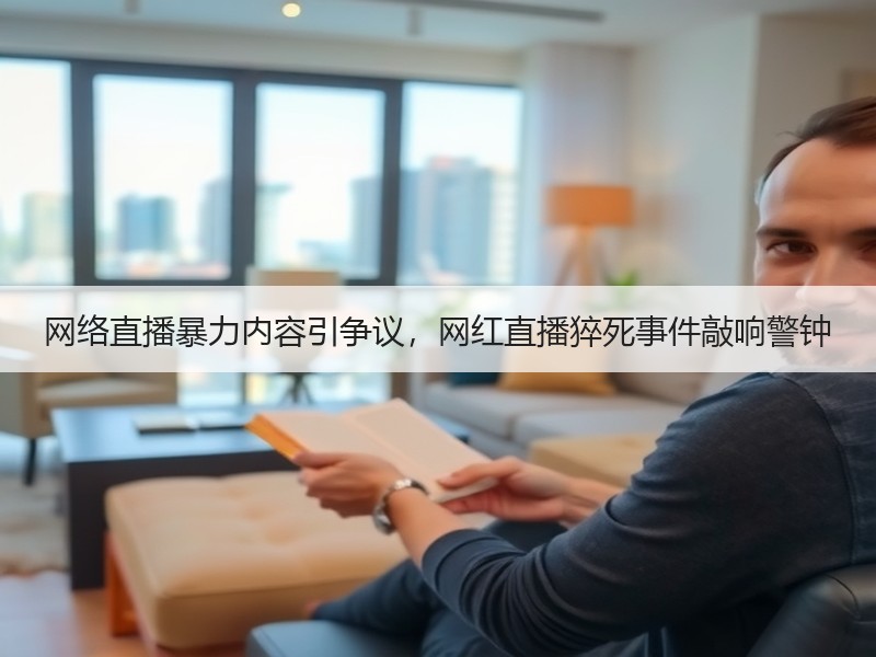 网络直播暴力内容引争议，网红直播猝死事件敲响警钟