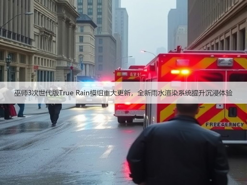 巫师3次世代版True Rain模组重大更新，全新雨水渲染系统提升沉浸体验