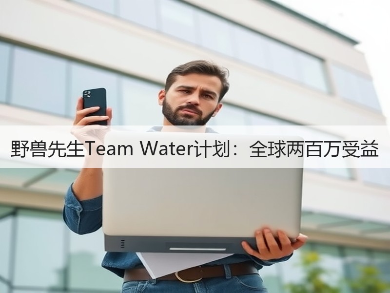 野兽先生Team Water计划：全球两百万受益