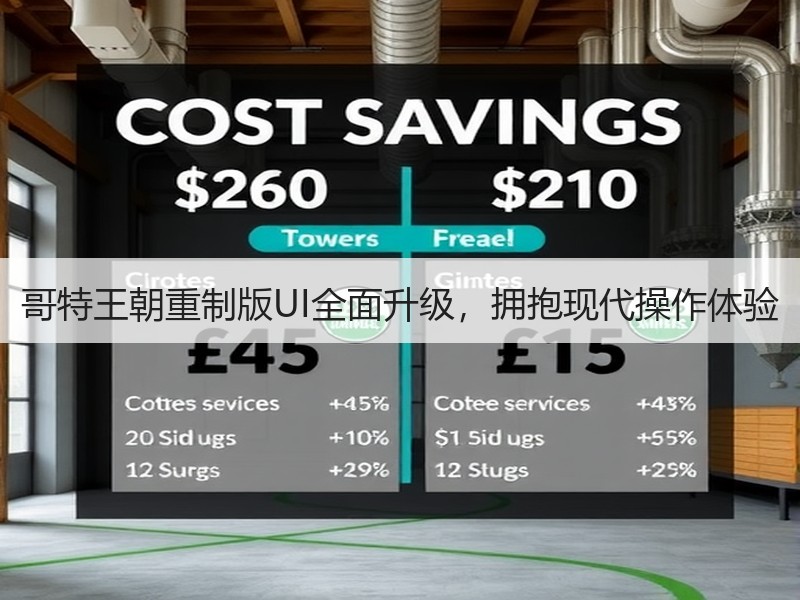 哥特王朝重制版UI全面升级，拥抱现代操作体验