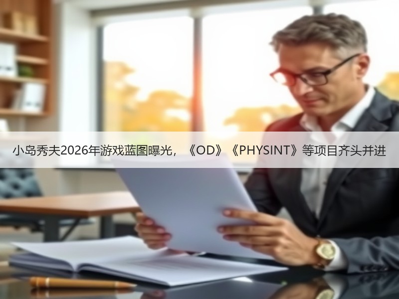 小岛秀夫2026年游戏蓝图曝光，《OD》《PHYSINT》等项目齐头并进