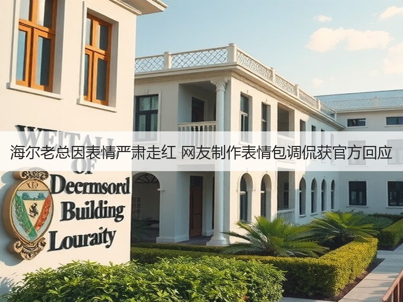 海尔老总因表情严肃走红 网友制作表情包调侃获官方回应