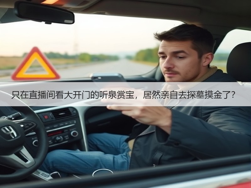 只在直播间看大开门的听泉赏宝，居然亲自去探墓摸金了？