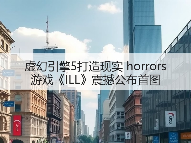 虚幻引擎5打造现实 horrors 游戏《ILL》震撼公布首图