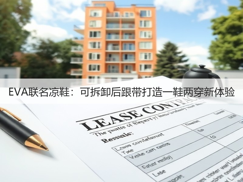EVA联名凉鞋：可拆卸后跟带打造一鞋两穿新体验