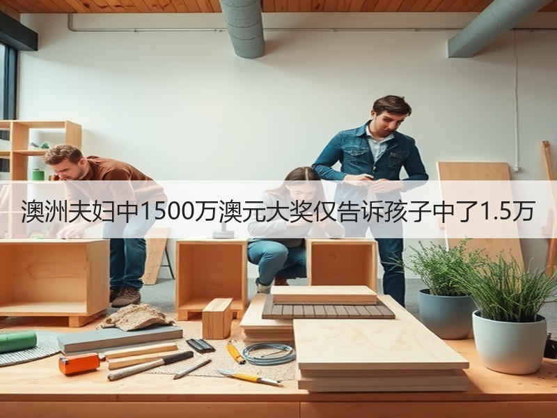 澳洲夫妇中1500万澳元大奖仅告诉孩子中了1.5万