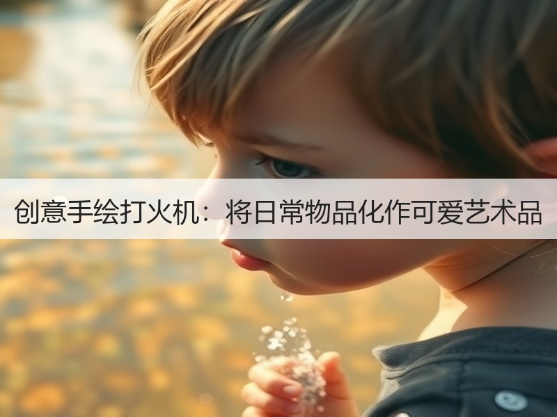 创意手绘打火机：将日常物品化作可爱艺术品