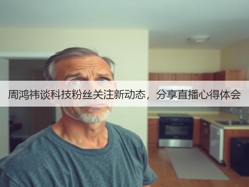周鸿祎谈科技粉丝关注新动态，分享直播心得体会