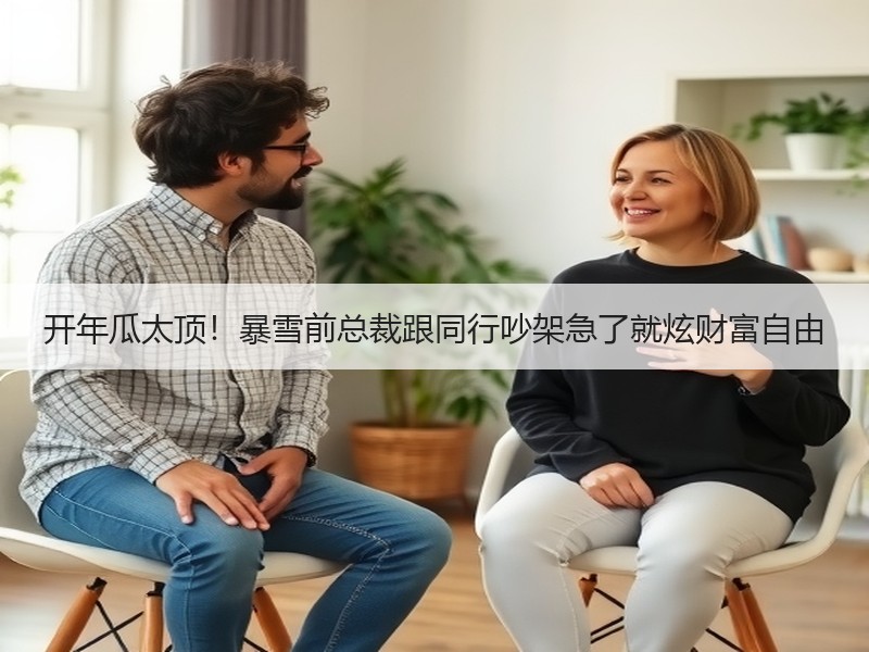 开年瓜太顶！暴雪前总裁跟同行吵架急了就炫财富自由