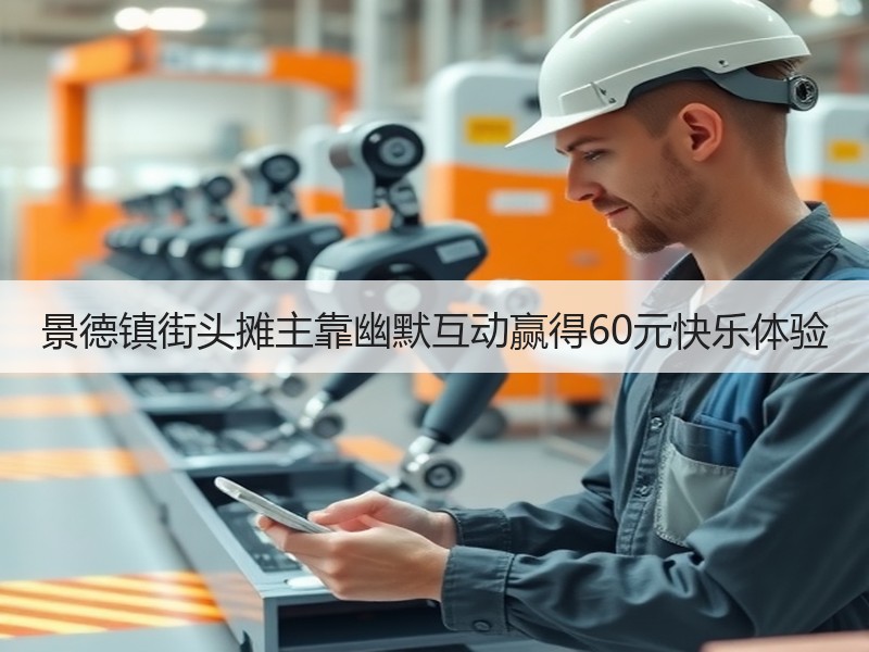 景德镇街头摊主靠幽默互动赢得60元快乐体验