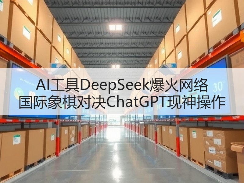 AI工具DeepSeek爆火网络 国际象棋对决ChatGPT现神操作