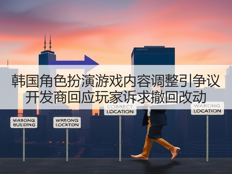 韩国角色扮演游戏内容调整引争议 开发商回应玩家诉求撤回改动
