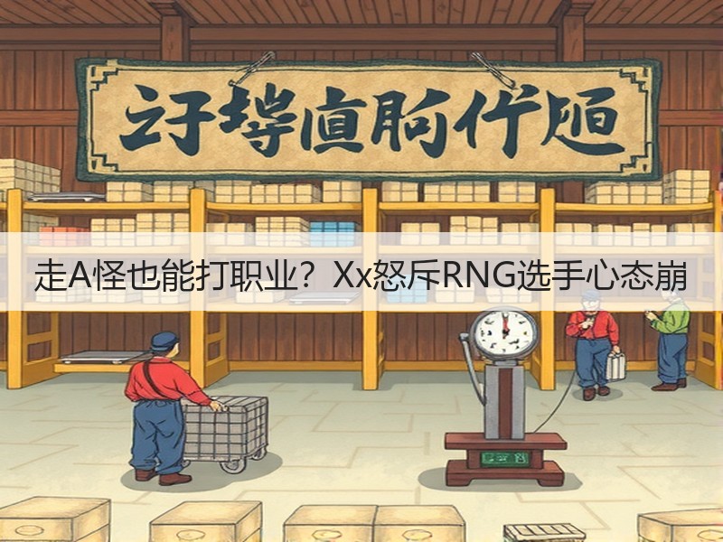 走A怪也能打职业？Xx怒斥RNG选手心态崩