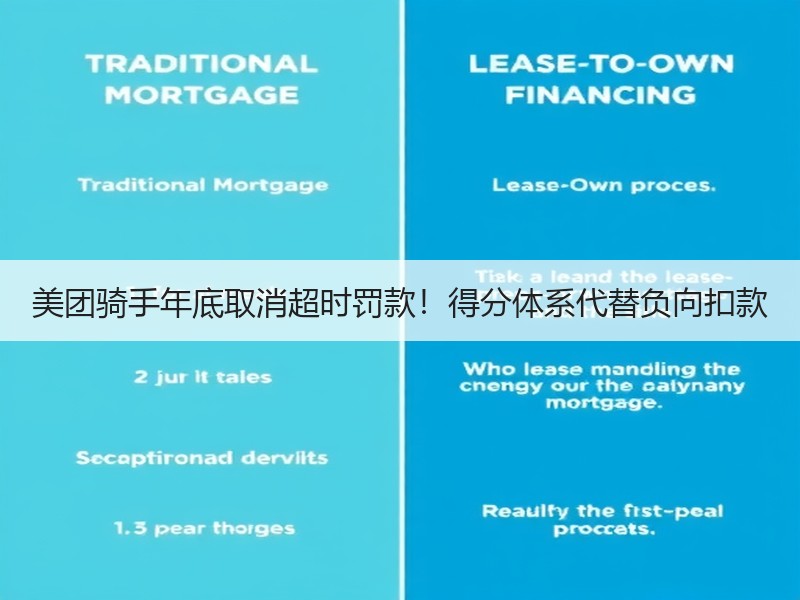 美团骑手年底取消超时罚款！得分体系代替负向扣款