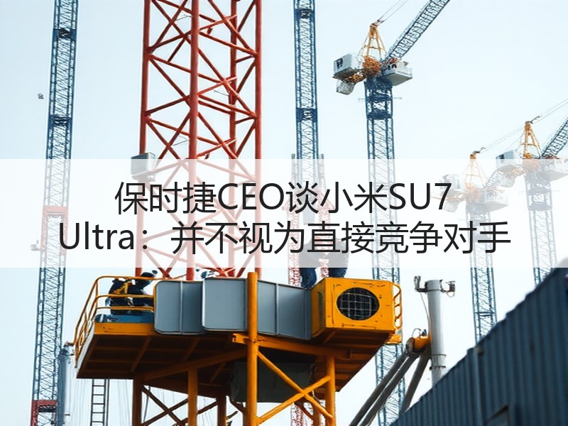 保时捷CEO谈小米SU7 Ultra：并不视为直接竞争对手