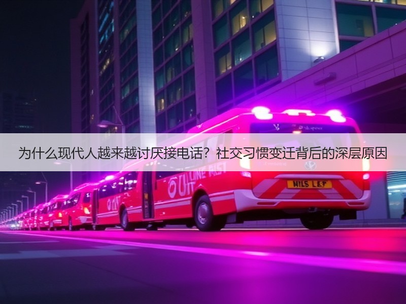 为什么现代人越来越讨厌接电话？社交习惯变迁背后的深层原因
