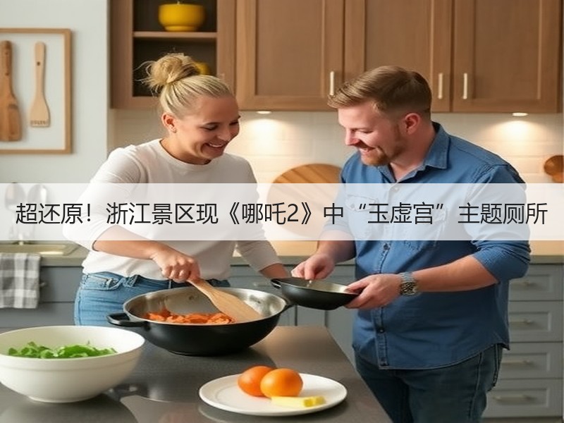 超还原！浙江景区现《哪吒2》中“玉虚宫”主题厕所