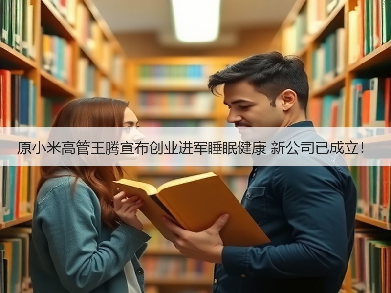 原小米高管王腾宣布创业进军睡眠健康 新公司已成立！