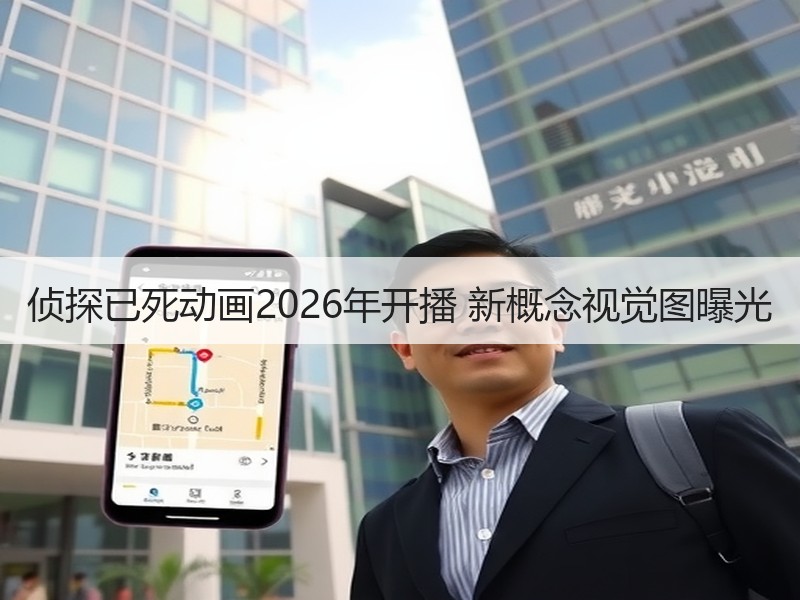 侦探已死动画2026年开播 新概念视觉图曝光