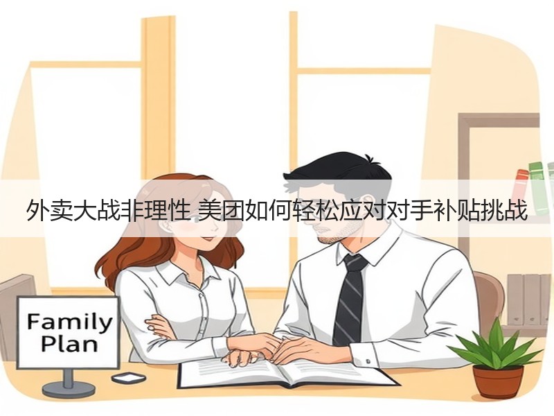 外卖大战非理性 美团如何轻松应对对手补贴挑战