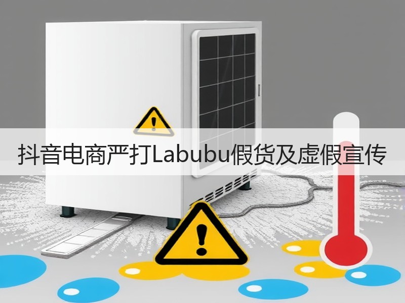抖音电商严打Labubu假货及虚假宣传