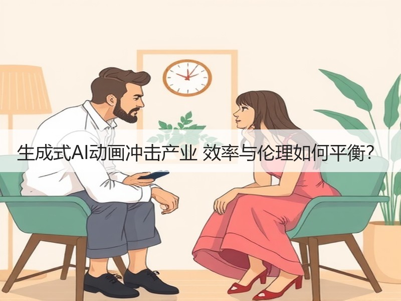 生成式AI动画冲击产业 效率与伦理如何平衡？