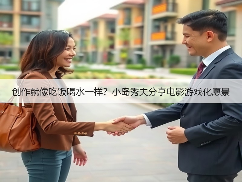创作就像吃饭喝水一样？小岛秀夫分享电影游戏化愿景