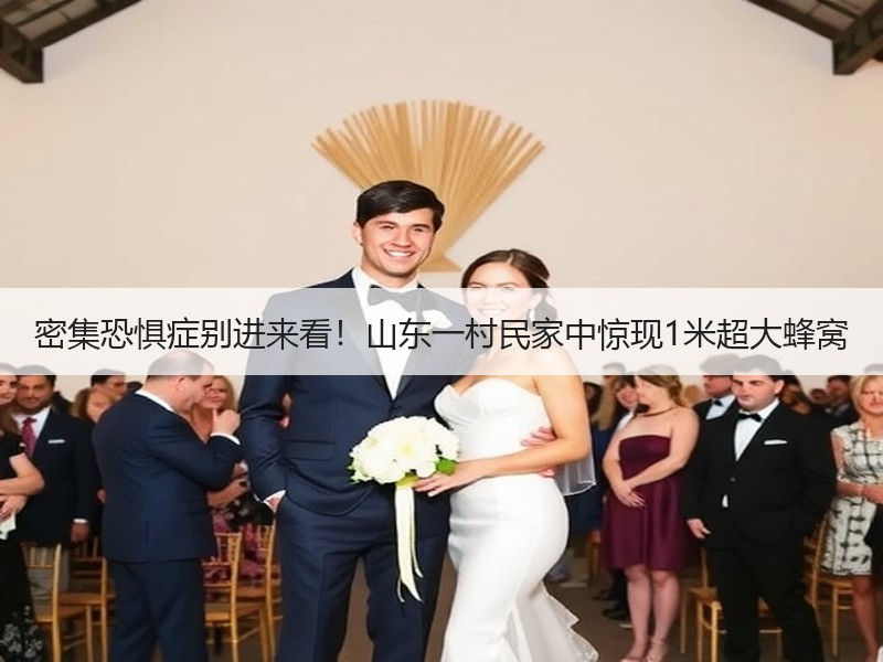 密集恐惧症别进来看！山东一村民家中惊现1米超大蜂窝