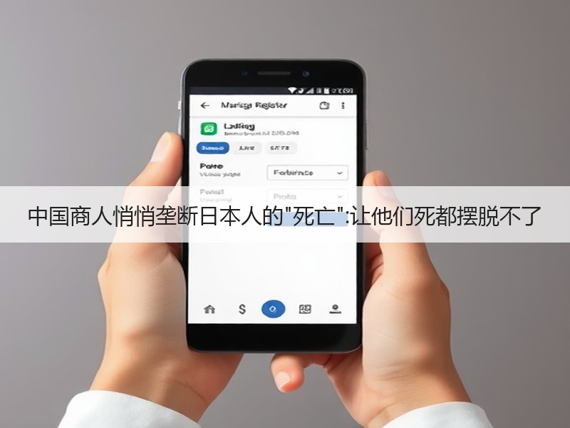 中国商人悄悄垄断日本人的