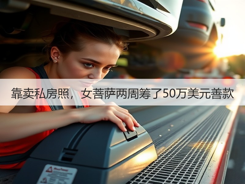 靠卖私房照，女菩萨两周筹了50万美元善款