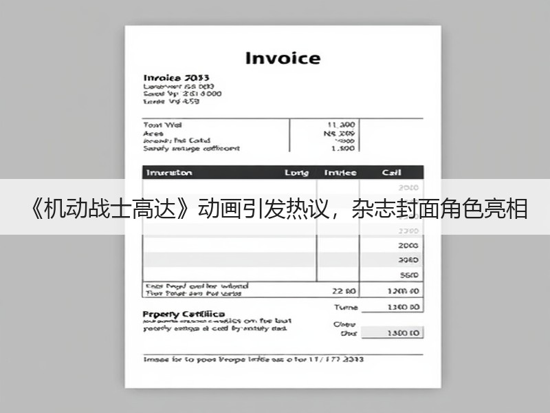 《机动战士高达》动画引发热议，杂志封面角色亮相