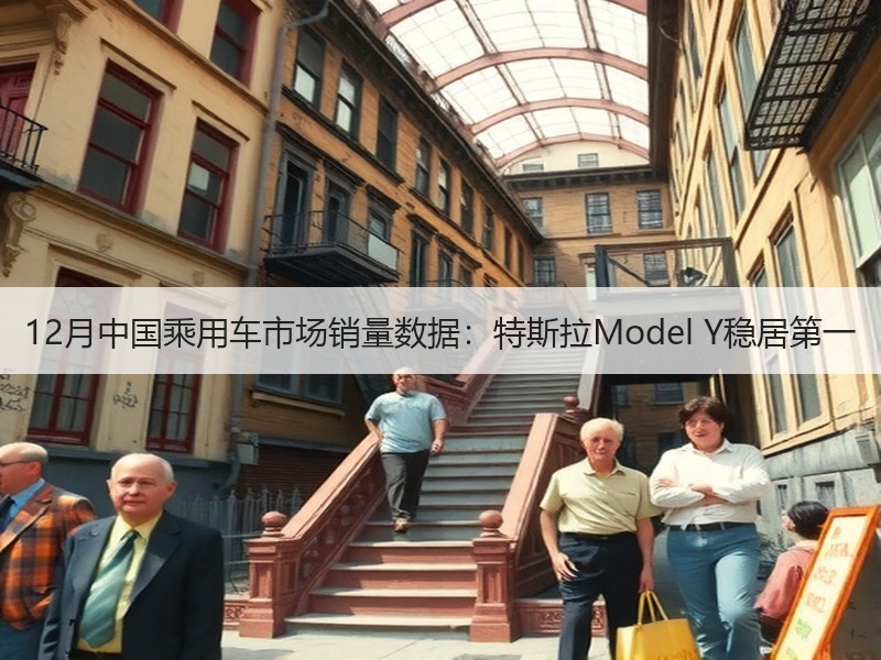 12月中国乘用车市场销量数据：特斯拉Model Y稳居第一