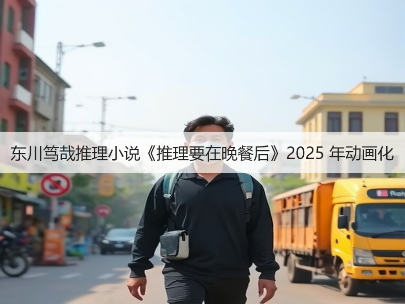 东川笃哉推理小说《推理要在晚餐后》2025 年动画化