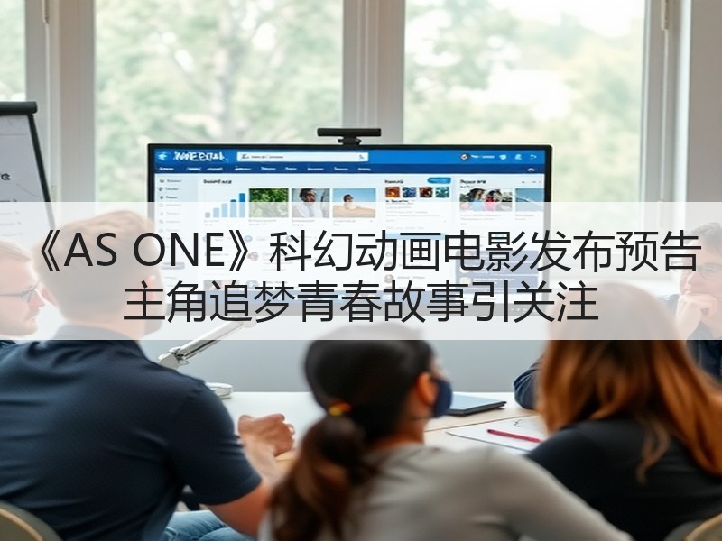 《AS ONE》科幻动画电影发布预告 主角追梦青春故事引关注