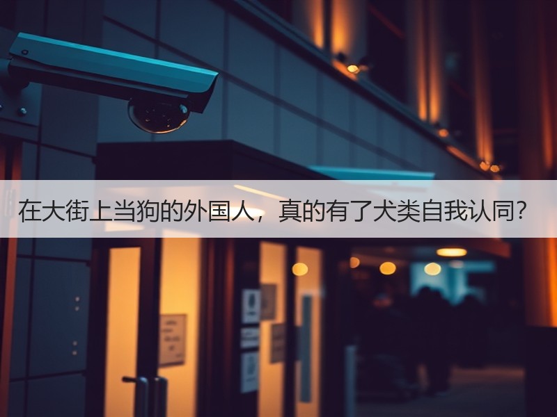 在大街上当狗的外国人，真的有了犬类自我认同？