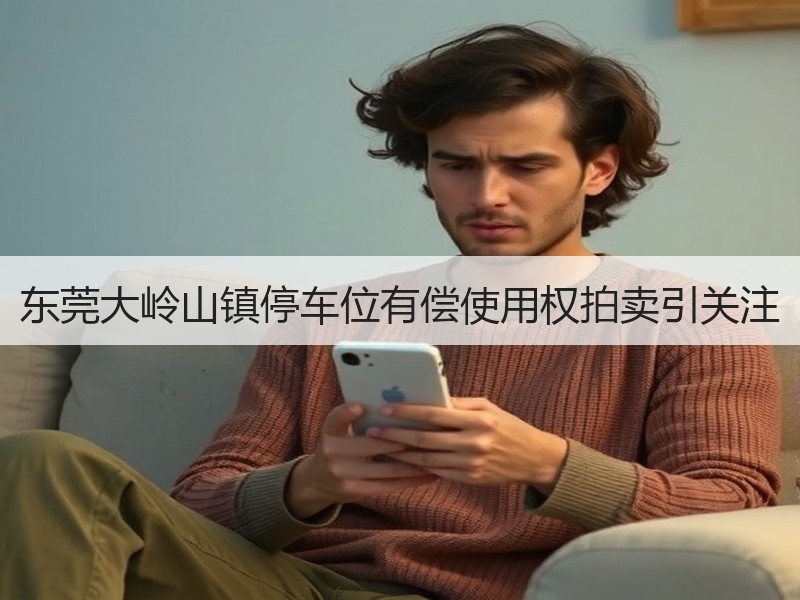 东莞大岭山镇停车位有偿使用权拍卖引关注
