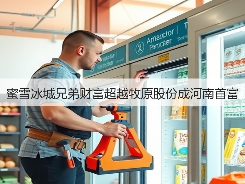 蜜雪冰城兄弟财富超越牧原股份成河南首富