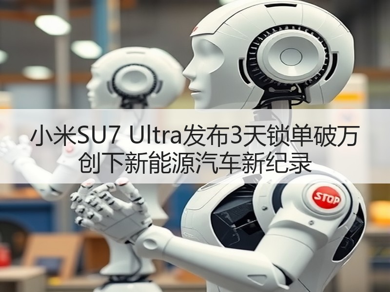 小米SU7 Ultra发布3天锁单破万 创下新能源汽车新纪录