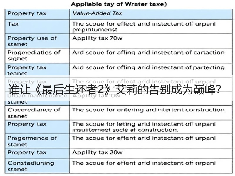 谁让《最后生还者2》艾莉的告别成为巅峰？