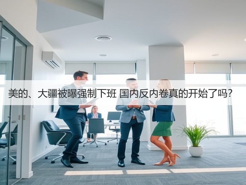 美的、大疆被曝强制下班 国内反内卷真的开始了吗？