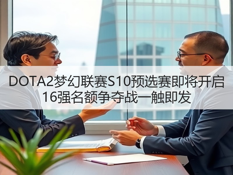 DOTA2梦幻联赛S10预选赛即将开启 16强名额争夺战一触即发