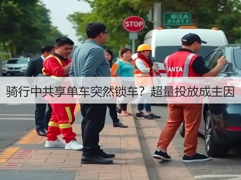 骑行中共享单车突然锁车？超量投放成主因