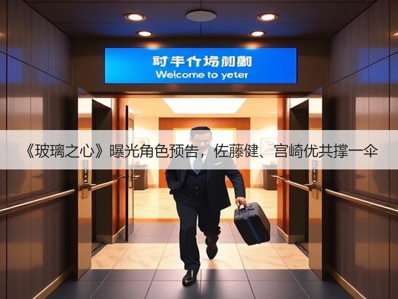 《玻璃之心》曝光角色预告，佐藤健、宫崎优共撑一伞