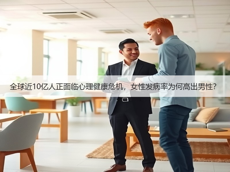 全球近10亿人正面临心理健康危机，女性发病率为何高出男性？