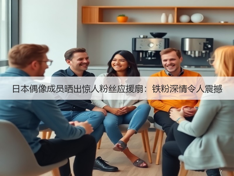 日本偶像成员晒出惊人粉丝应援扇：铁粉深情令人震撼