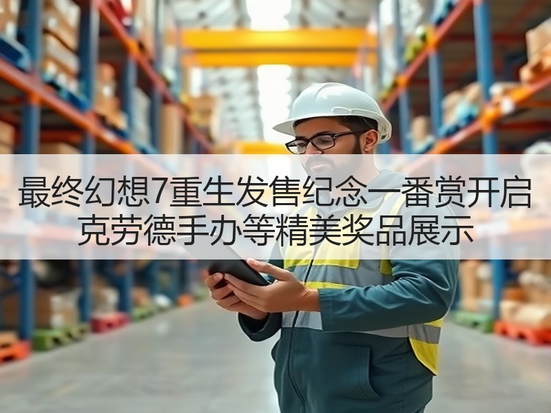 最终幻想7重生发售纪念一番赏开启 克劳德手办等精美奖品展示