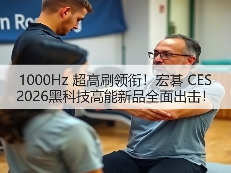1000Hz 超高刷领衔！宏碁 CES 2026黑科技高能新品全面出击！