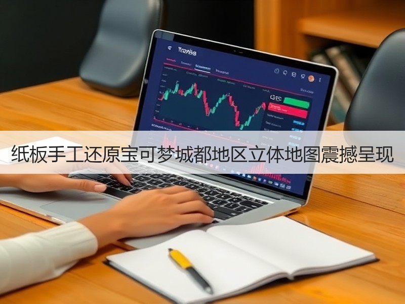 纸板手工还原宝可梦城都地区立体地图震撼呈现