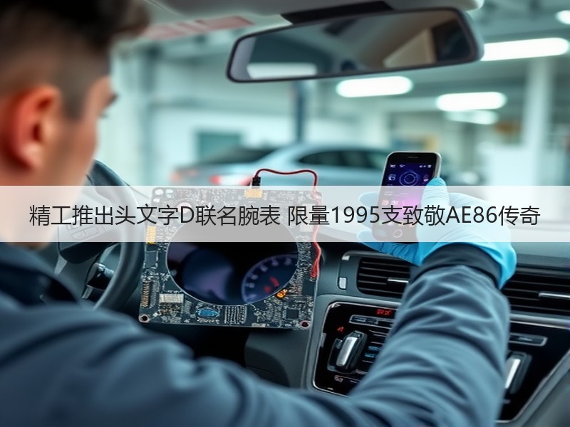 精工推出头文字D联名腕表 限量1995支致敬AE86传奇